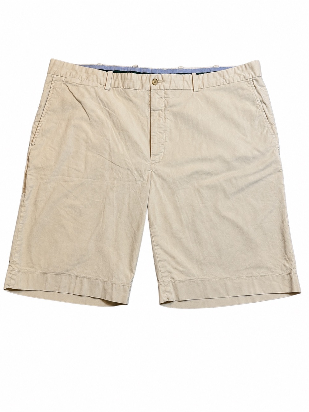 Bobby Jones Mens Shorts Size 42 Khaki Beige Cotton Lycra Golf Chino Classic Fit